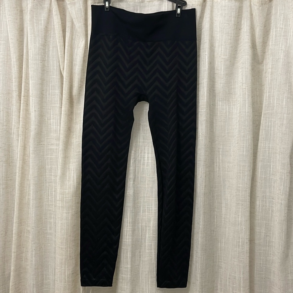 One 5 One Leggings Fleece Lined Black Size L/XL GUC